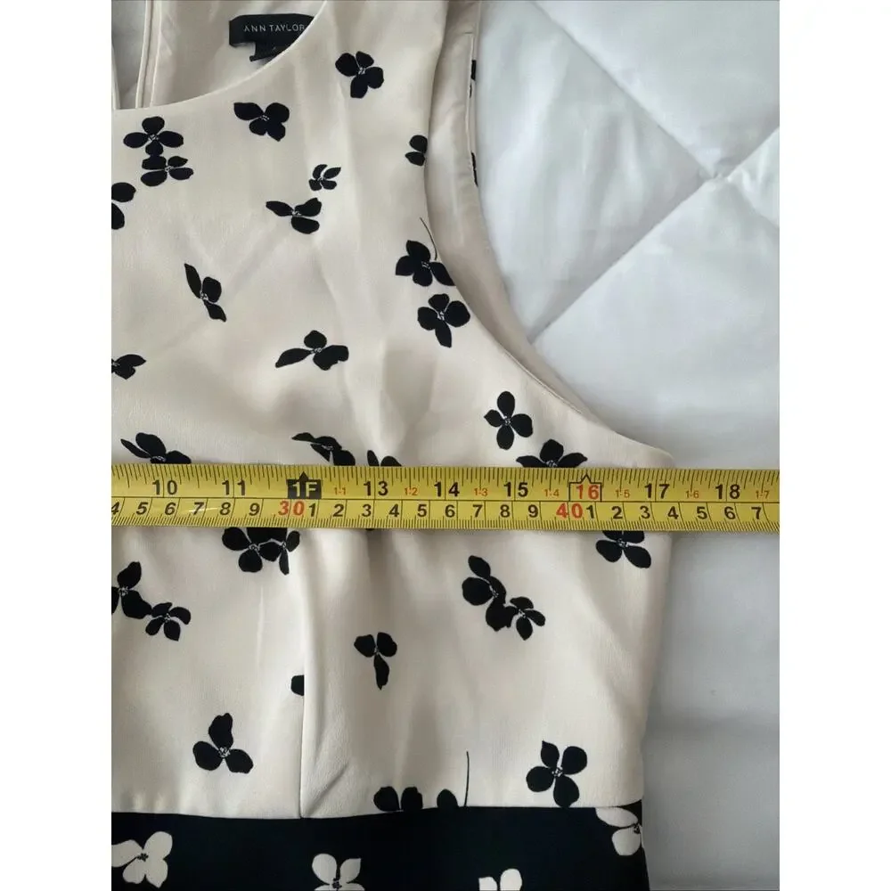 Ann Taylor Mixed Floral Sheath Dress size 6 - Picture 2 of 9